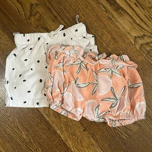 Baby girl shorts bundle